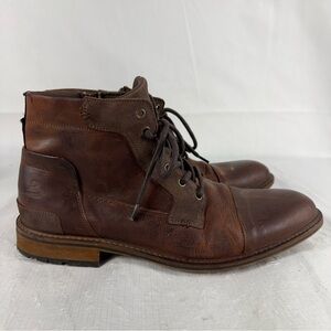 Bull Boxer Men's Boots Size 12 Cognac Boot Shoes Leather Made In Portugal